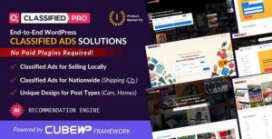 ClassifiedPro – Local Classifieds Ads WordPress Theme