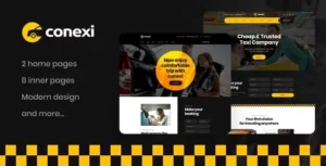 Conexi – Taxi Booking Booking Service WordPress Theme + RTL