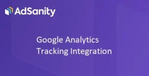 AdSanity Google Analytics Tracking
Integration