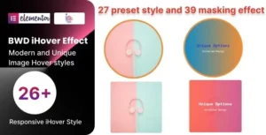 iHover effect  – addon for Elementor