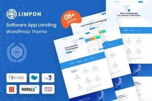 Limpon – Software App Landing WordPress Theme