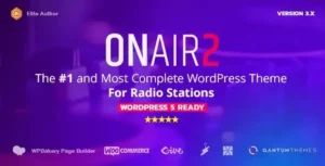 Onair2 – Radio Station WordPress Theme